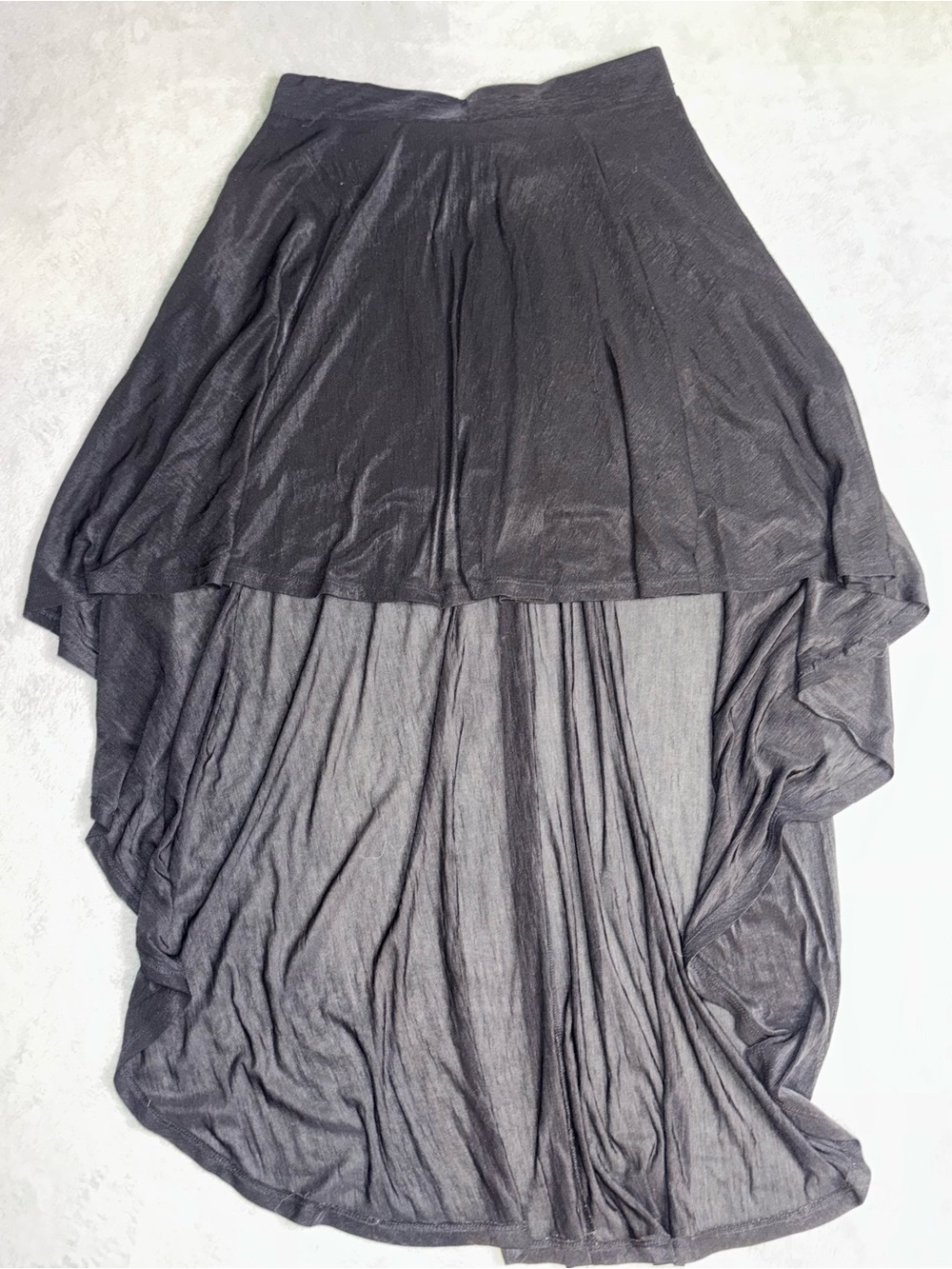 Black skirt with sheer back layer size 6